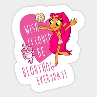 Starfire and Silkie Sticker